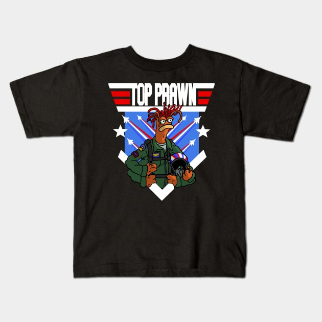 Top prawn Kids T-Shirt by Undeadredneck